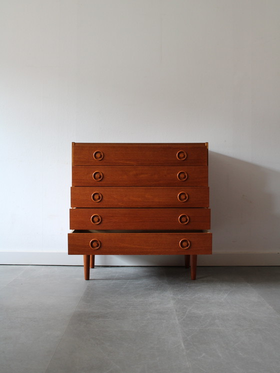 Image 1 of Commode vintage danoise en teck