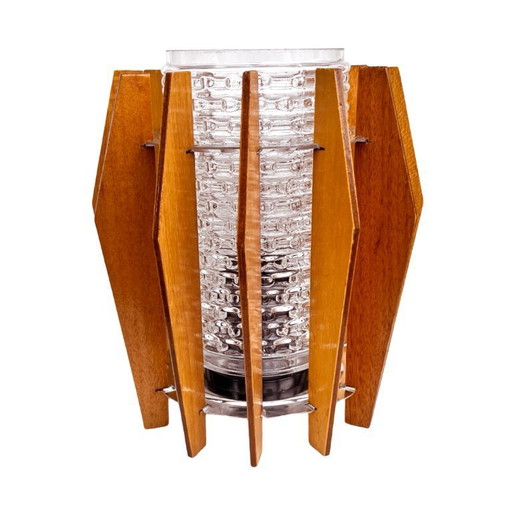 Lampe de chevet, Dřevo Humpolec, Tchécoslovaquie, années 1960