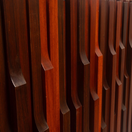 Luciano Frigerio Brutalist Padouk Hout Gaetano Dressoir voor Frigerio di Desio – Brass (photo 20 of 24)