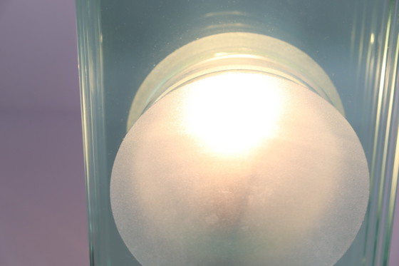 Image 1 of Set of 2 table lamps/glass objects by Giorgio Reggiori for Gallotti & Radice, 1960s, Italy