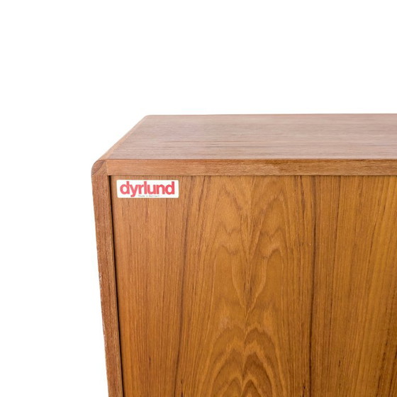 Credenza Midcentury Dyrlund danese in Teak con Ante a Serrandina – Credenze, Legno (photo 3 of 11)