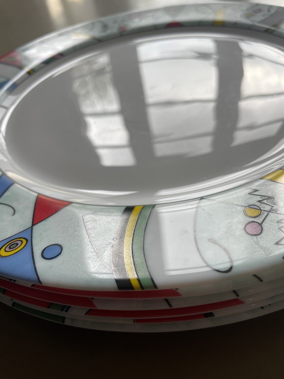 Image 1 of 6 große alte Arcopal Vegas Teller D 31cm