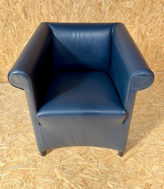 Image 1 of Poltrona Wittmann Petrol Leather Club Paolo Piva