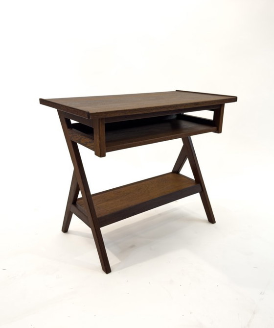 Wengéhouten bijzettafel uit het midden van de vorige eeuw – Wood (photo 11 of 16)