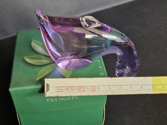 Image 1 of Par de figuras de animales de cristal de Murano - Nason