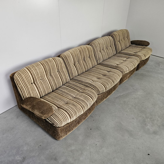 Image 1 of Vintage modulaire bank, 4 delig