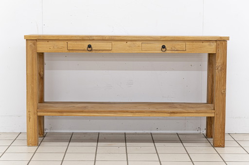 Table console / table d'appoint en teck