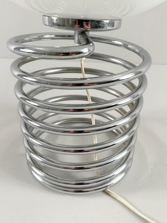 Image 1 of INGO MAURER. per Honsel, lampada da tavolo a spirale, Germania, anni '70