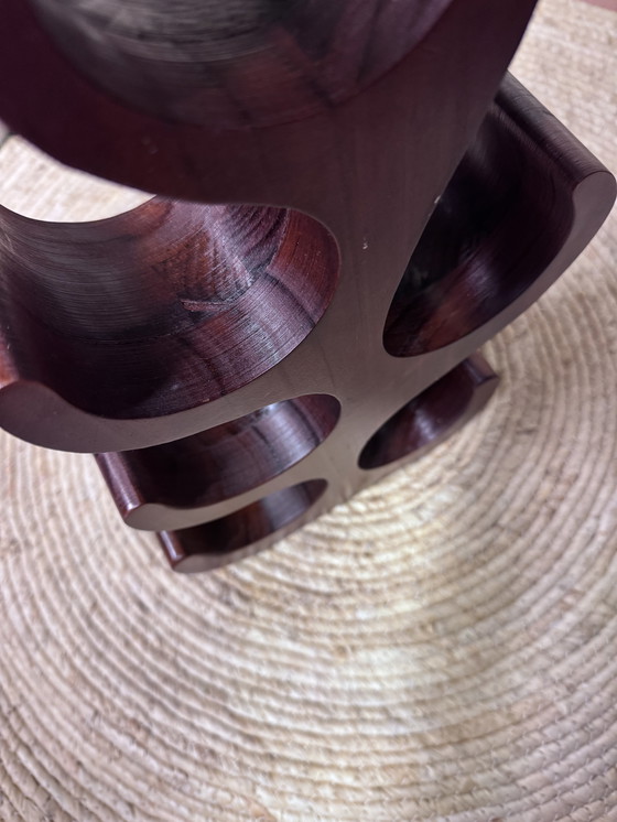 Image 1 of Wijnrek / Flessenrek Acaciahout