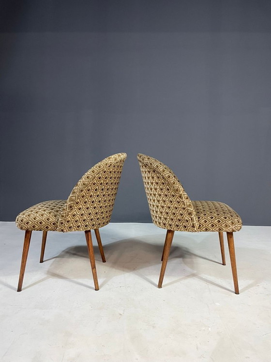 Image 1 of Pair of Retro Armchairs in the Style of Antonín Šuman, Czechoslovakia 1960s