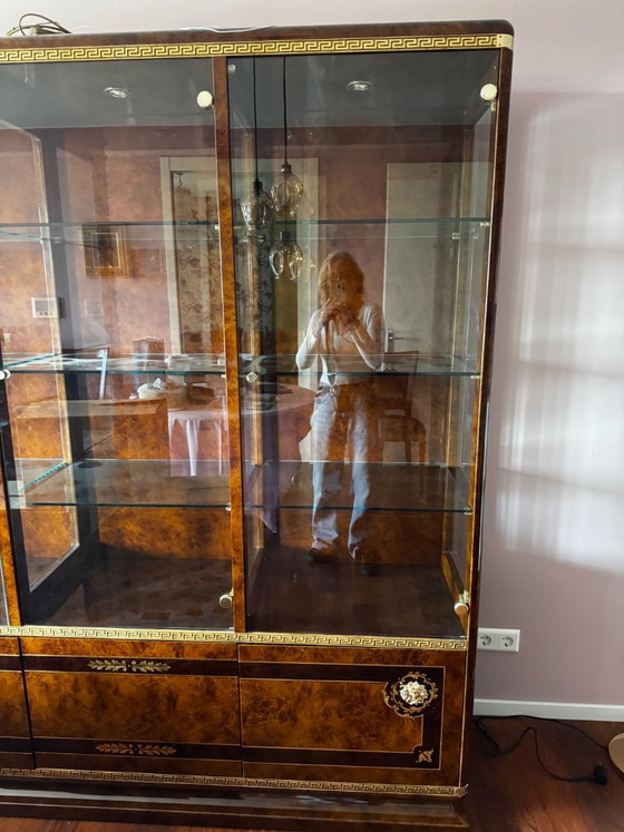 Vitrine authentique Versace Home en très bon état – Wood, Glass (photo 5 of 5)