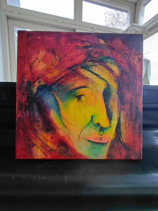 Tableau d'Angèle van den Thillart, « Femme de Venise », 2005