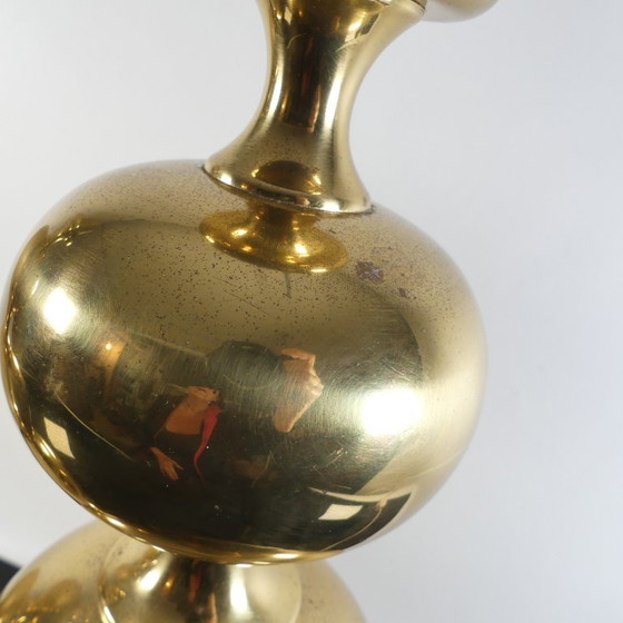 Image 1 of Vintage Bubble Lamps table lamps, brass, Bankamp, ​​1970s, Space Ag
