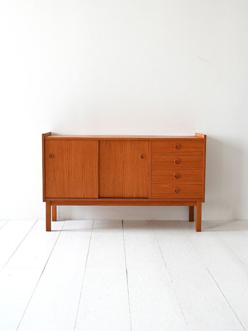 Buffet scandinave en teck des années 1950/60