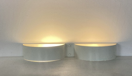 Vintage Doppelwandleuchte Hoffmeister Leuchten siebziger Jahre 