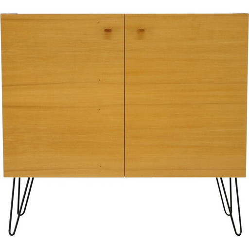 Armadio vintage in legno di betulla, Repubblica Ceca, anni '70