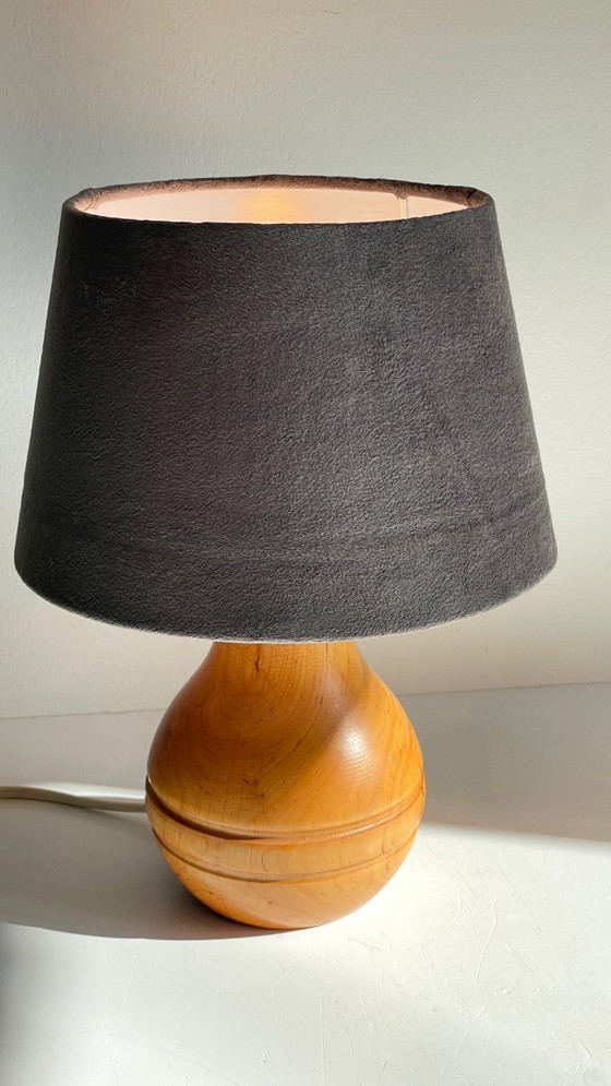 Image 1 of VINTAGE Solid Wood LAMP