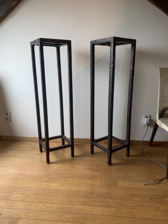 Image 1 of Tall side tables - etagere
