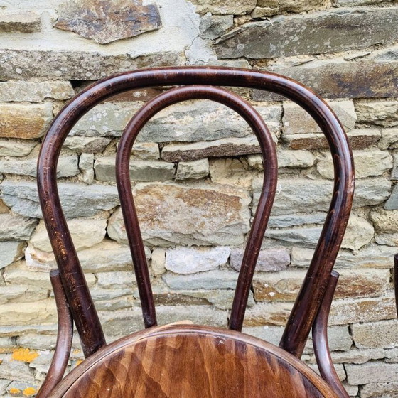 Set of 4 Vintage Bistro High Chairs – Dining chairs, Wood (photo 12 of 33)