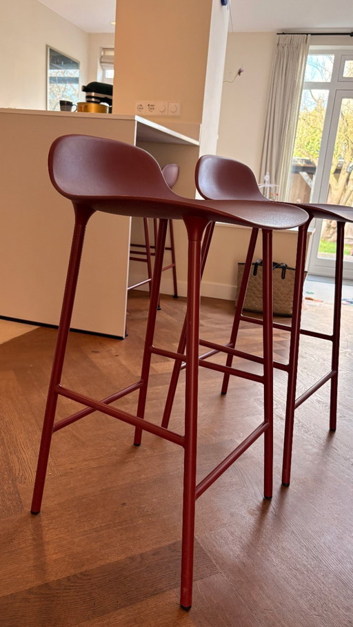 2x Normann Copenhagen Form barkruk