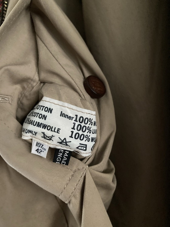Unique DAKS women's coat with original DAKS scarf, Decorative Objects, Wool, Cotton, Brown (photo 8 of 13)