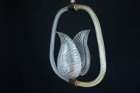 Image 1 of Araña de cristal de Murano Ercole Barovier. Italia años 40