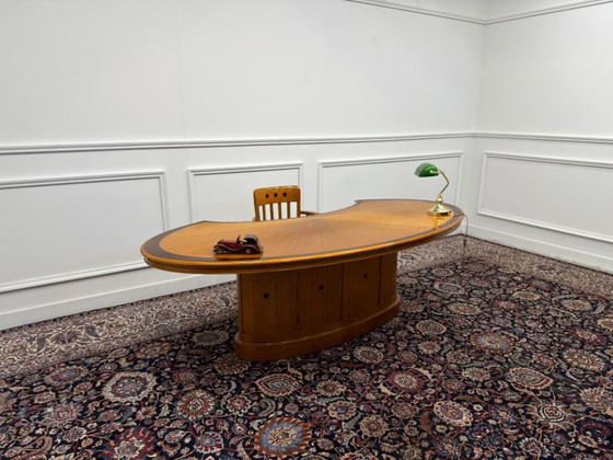 Art Deco Originele Globe Wernicke Bureau Set – Leather, Wood (photo 2 of 24)