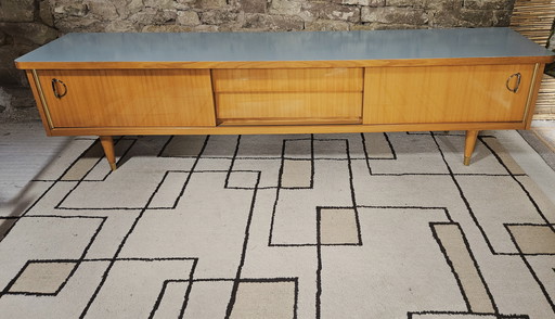 Lowboard Scandinavian sideboard 1970