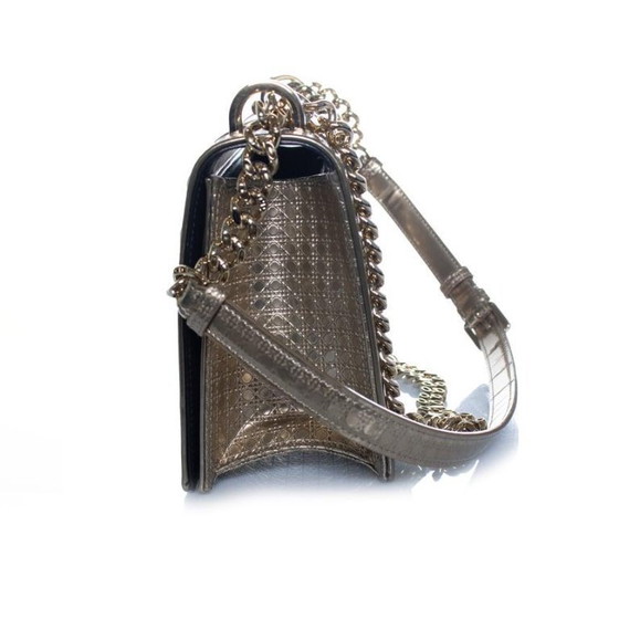 Image 1 of Borsa a tracolla Christian Dior, modello Diorama metallizzato