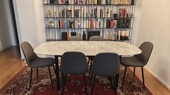 Image 1 of Carrara marble table