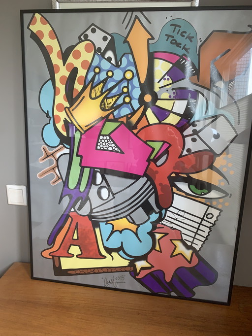 Poster tick tock John Matos Chrash