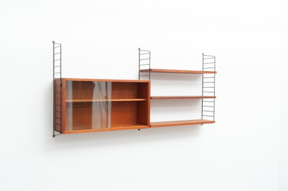 Image 1 of String wall shelf by Kajsa & Nisse Strinning, 1950s