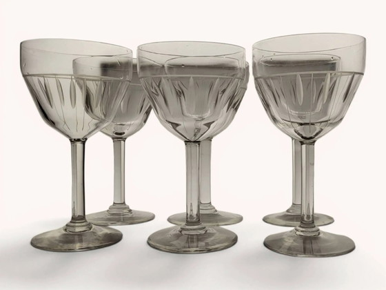 6 bicchieri da acqua Art Déco – Bicchieri e caraffe, Crystal, Glass, Art Deco (photo 2 of 7)