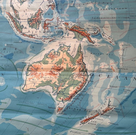 Carte Murale de la Terre – Justus Perthes, Décorations murales, Paper, Wood (photo 11 of 17)