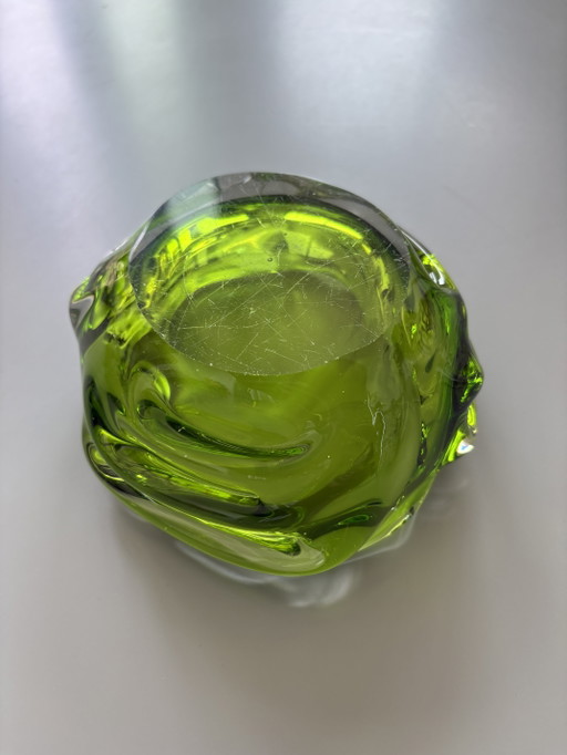 Cenicero de cristal de Murano