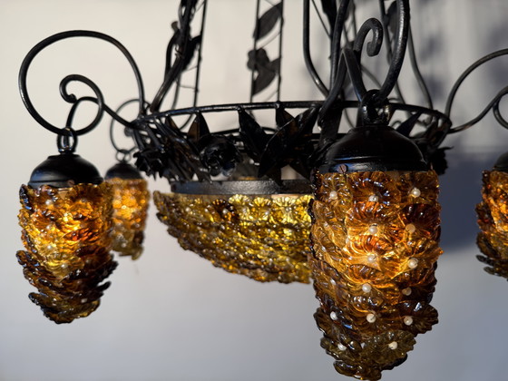 Image 1 of Kroonluchter Murano 1950/60