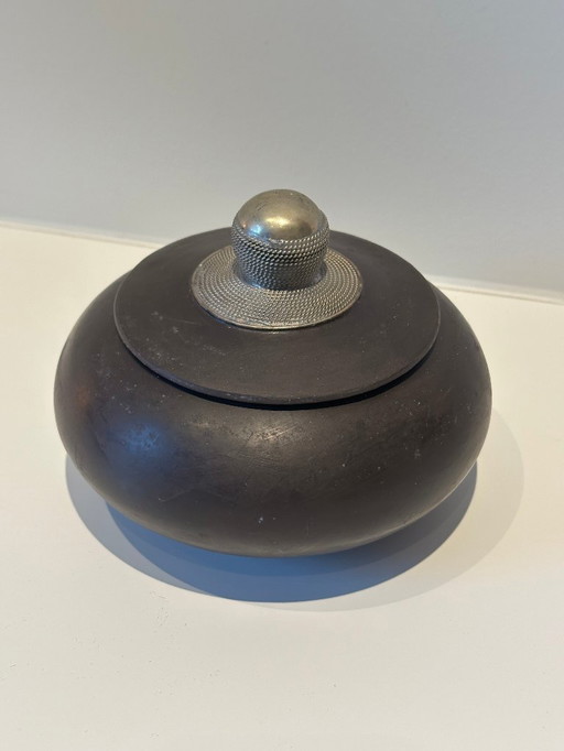 Decorative jar with lid - Tadelakt