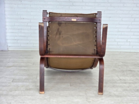 Image 1 of Années 1970, design norvégien d'Ingmar Relling, fauteuil lounge, modèle « Siesta ».
