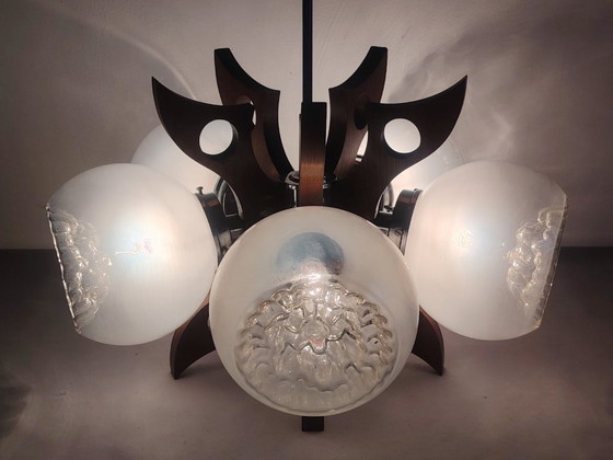 Image 1 of Space Age Sputnik Futurist Ceiling Light