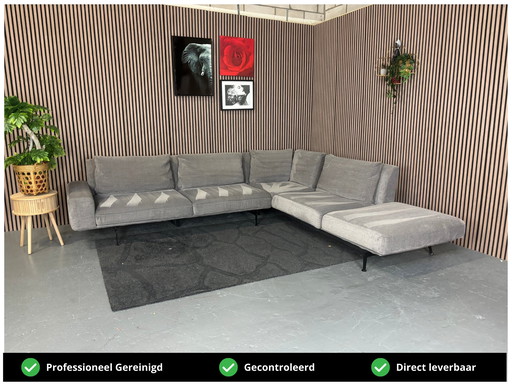 Passe Partout Zico Corner Sofa Gray 315x275 Refurbished