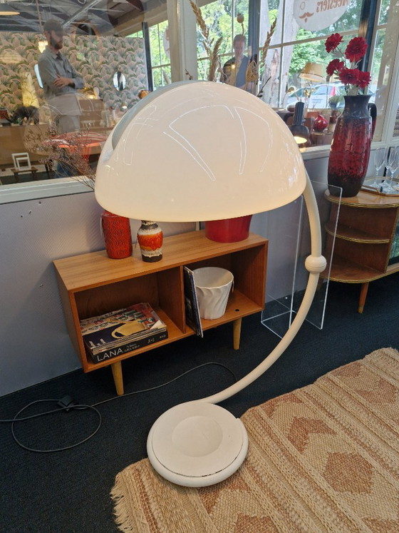 Martinelli Luce ‘Serpente’ Lampada da terra (Modello 2131) – Anni '70/'80 – Lampade da terra, Metallo (photo 6 of 7)
