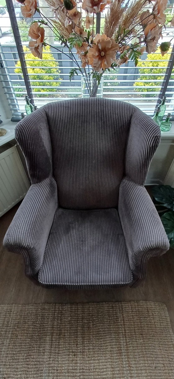 Image 1 of Pouf con sgabello, come nuovo