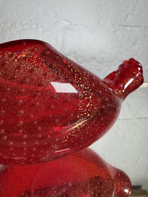 Image 1 of Murano Sommerso pocket emptier from the 70s