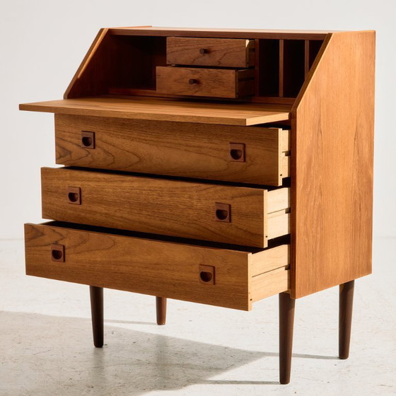 Image 1 of Bureau en teck restauré MK11134