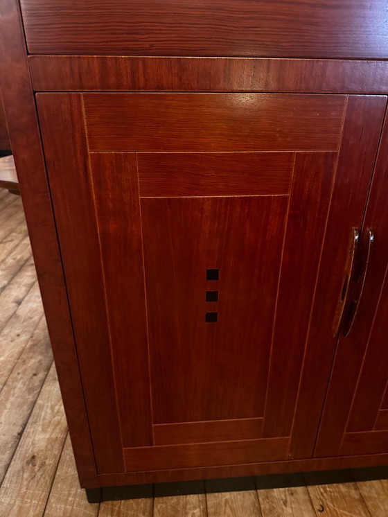 Image 1 of Exklusives Frits Schuitema Sideboard: Akzente aus Bubinga, Ebenholz und Aluminium