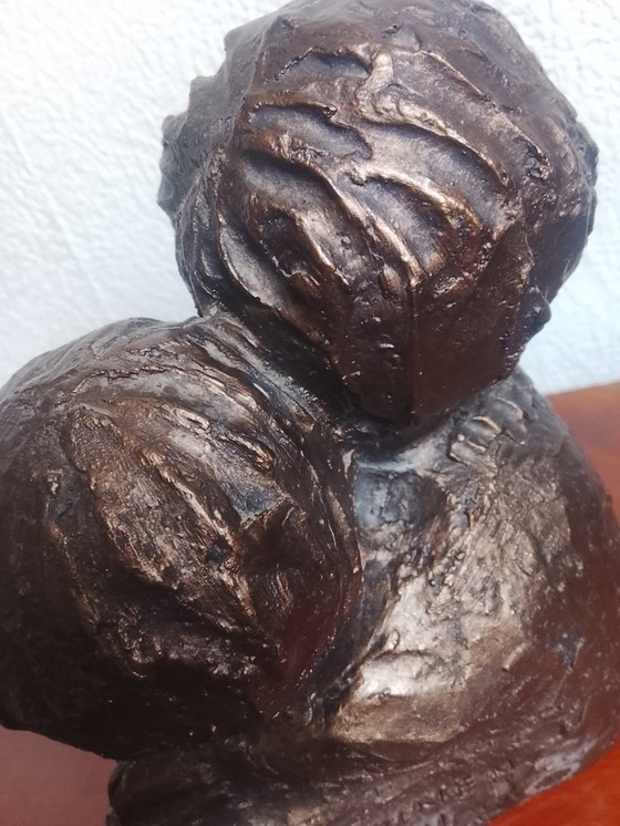 Image 1 of Geert Kunen sculptuur – Handgemaakt & Gesigneerd – Vintage Art