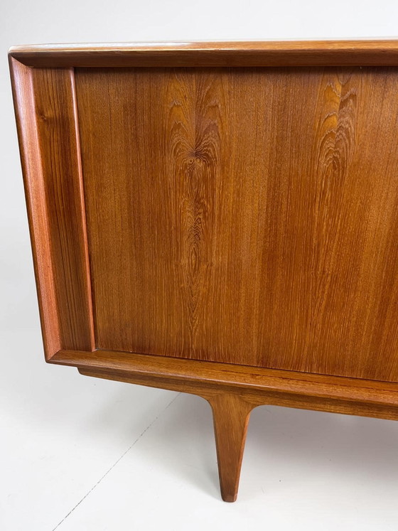 Rare Bernhard Pedersen (BPS-M) Teak Sideboard Model 1560, Denmark 1960s, 250 cm, Tambour Doors, Mid Century (photo 13 of 15)