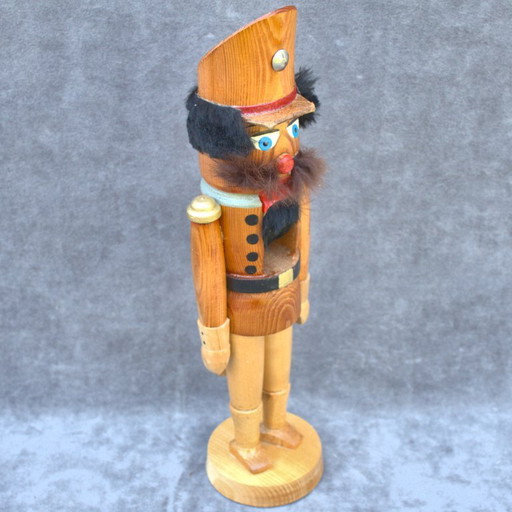 Authentischer Vintage-Nussknacker, 39 cm, Erzgebirge, Deutschland