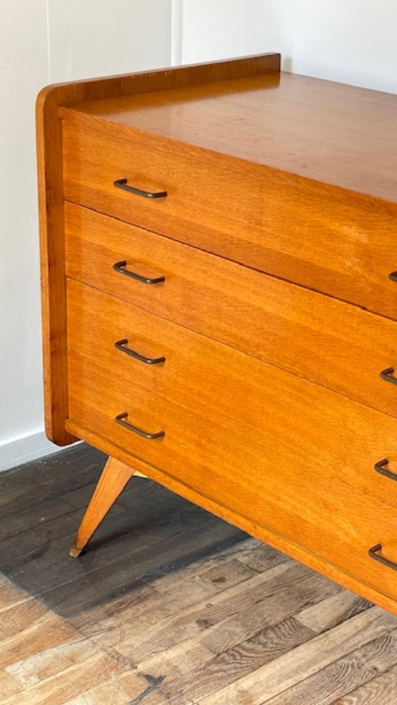 Vintage ladekast met kompasvormige poten – Ladekasten, Wood (photo 9 of 42)