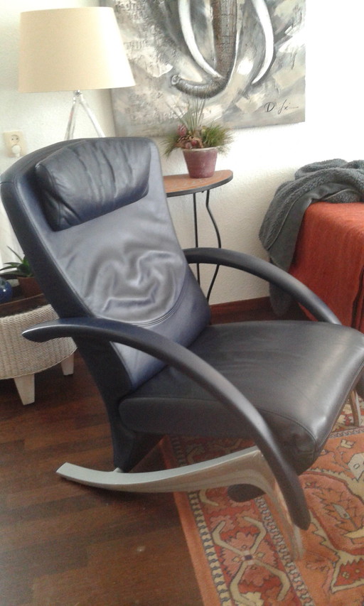 Rolf Benz 3100 Antracite. Pelle.